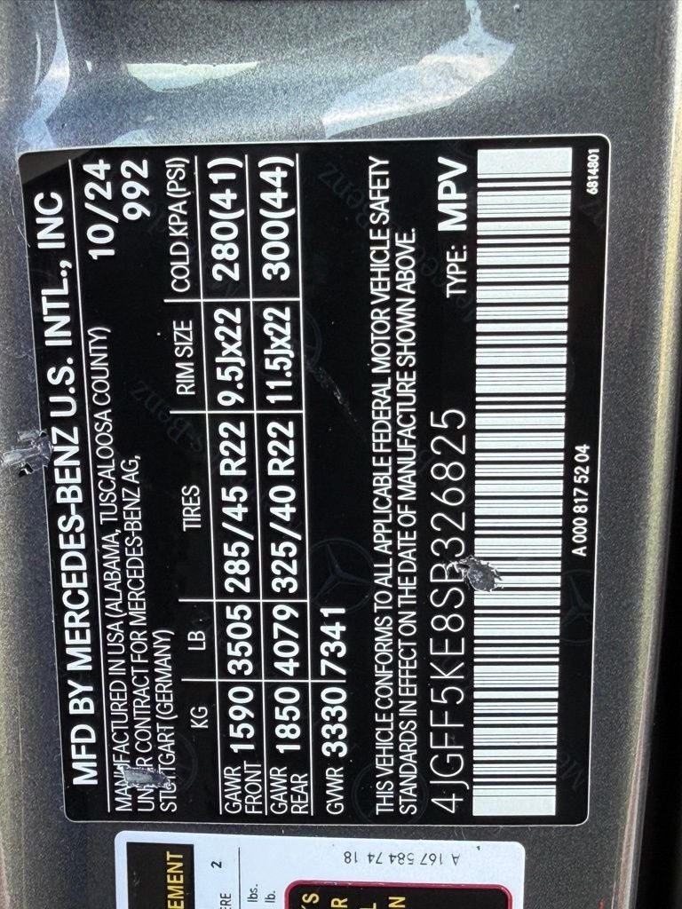 2025 Mercedes-Benz GLS GLS 450 4MATIC®