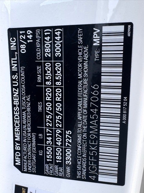 2021 Mercedes-Benz GLS GLS 450 4MATIC®