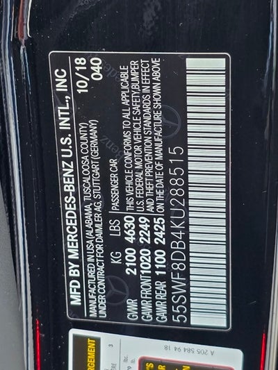 2019 Mercedes-Benz C-Class C 300