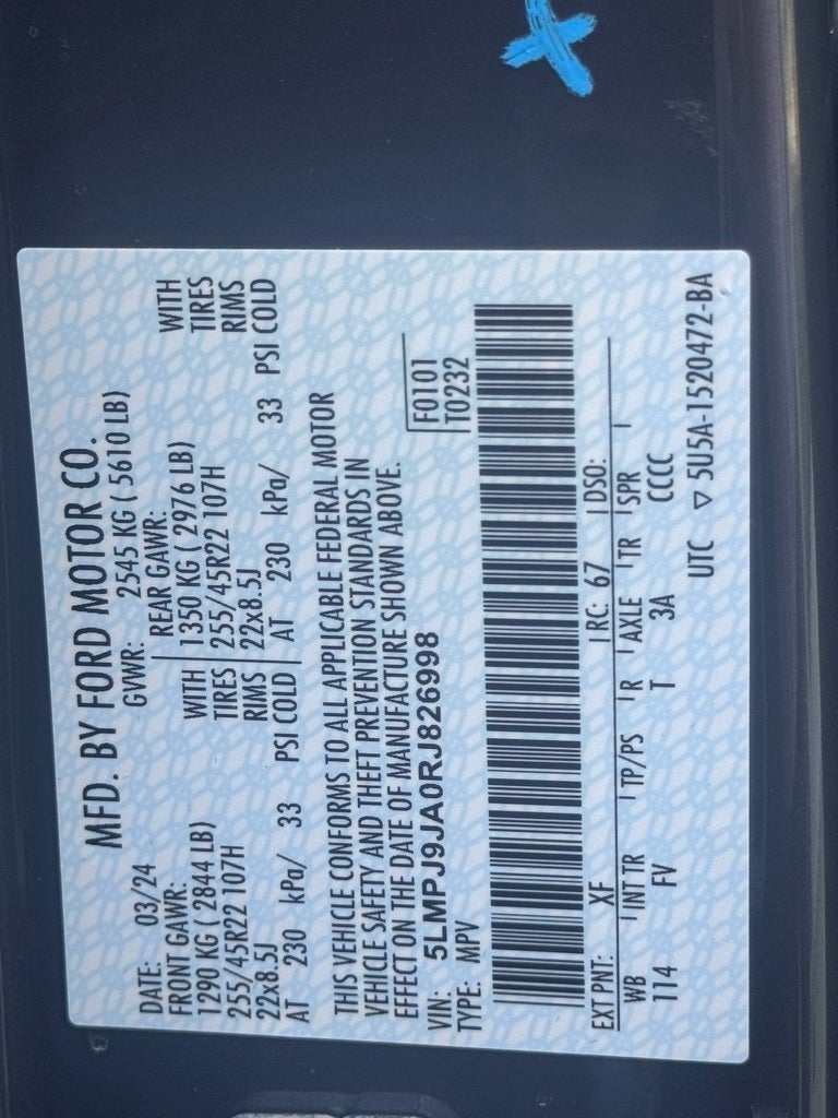 2024 Lincoln Nautilus Black Label