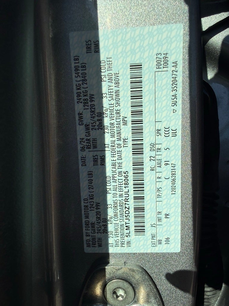 2024 Lincoln Corsair Plug-In Hybrid Grand Touring