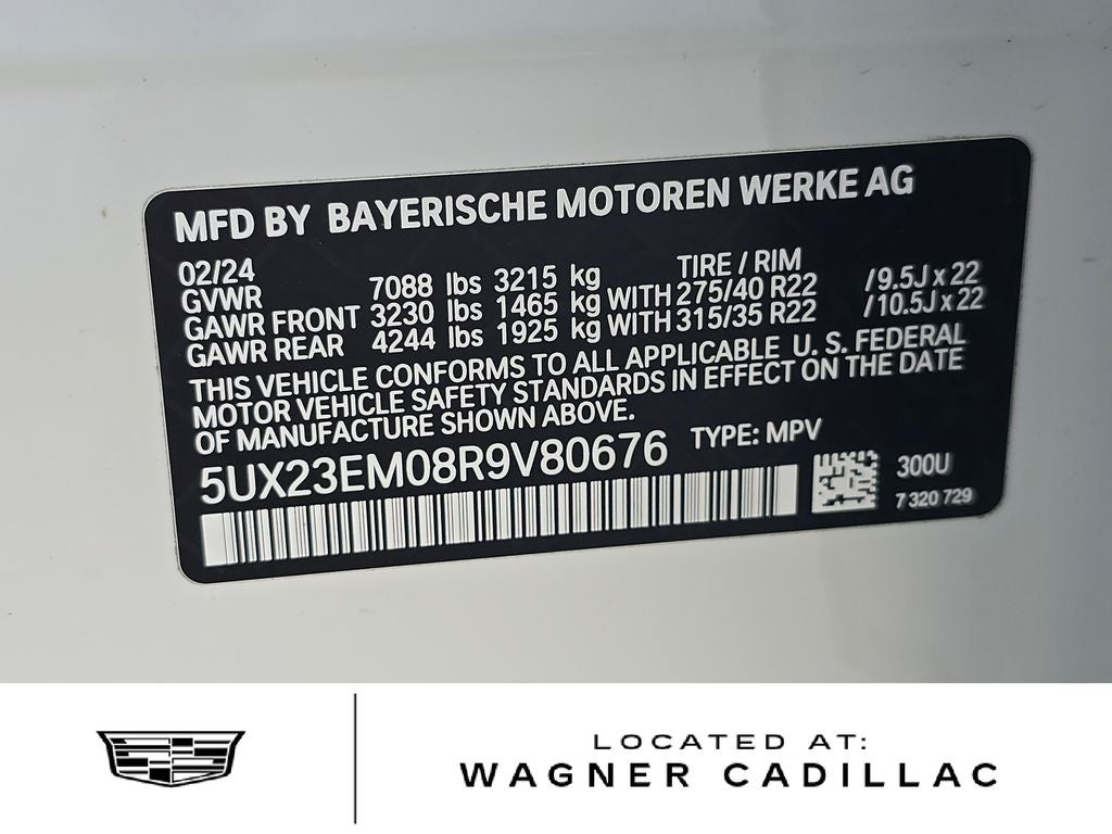 2024 BMW X7 xDrive40i