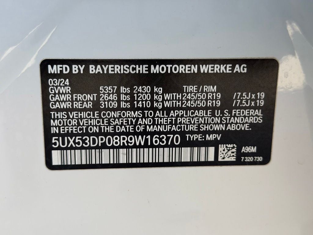 2024 BMW X3 xDrive30i