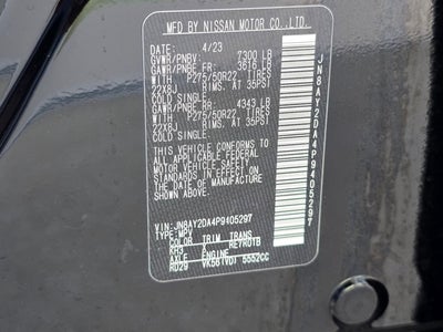 2023 Nissan Armada Platinum