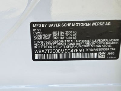 2021 BMW 7 Series 740i